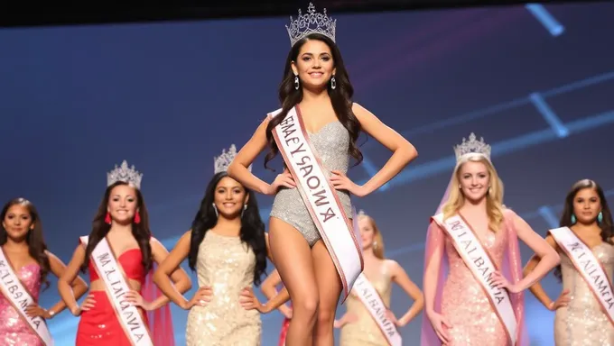 Concurrentes de Miss Alabama 2025 se disputent les honneurs