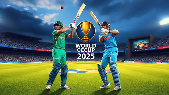 Consultrez le calendrier du Cricket Mondial 2025