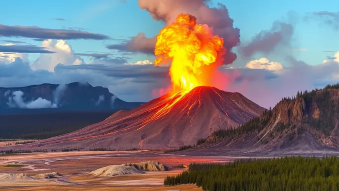 Conséquences économiques de l'éruption du volcan Yellowstone 2025