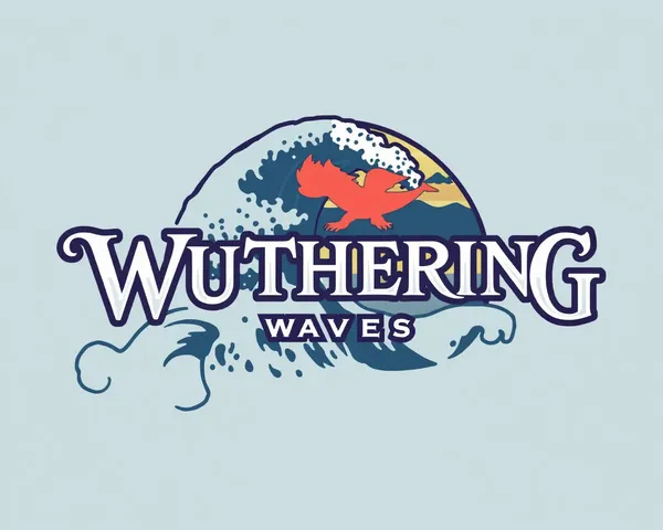 Conçu le logo Wuthering Waves en format PNG