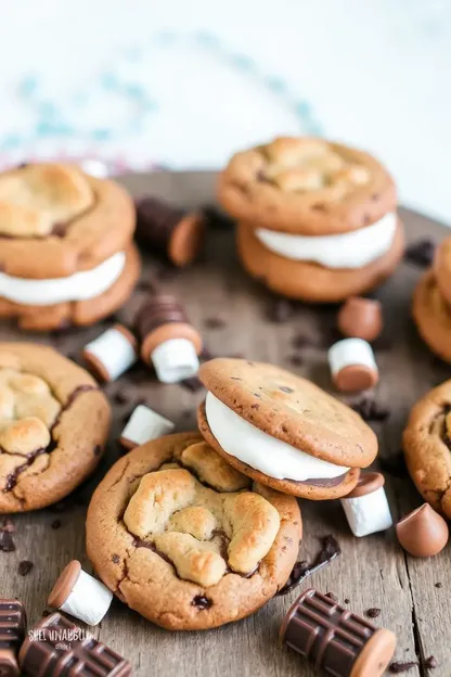 Cookies de Girl Scout au s'mores pour occasions spéciales