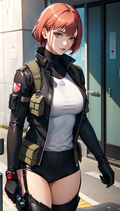 Cosplay de Naomi Hunter de Metal Gear Solid, Hentai