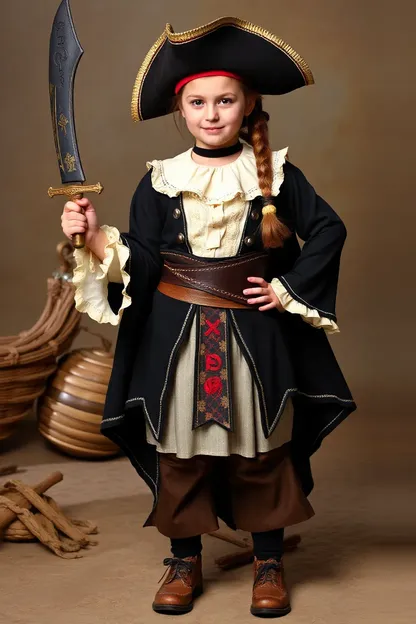 Costume pirate pour fille : une quête amusante et sans crainte