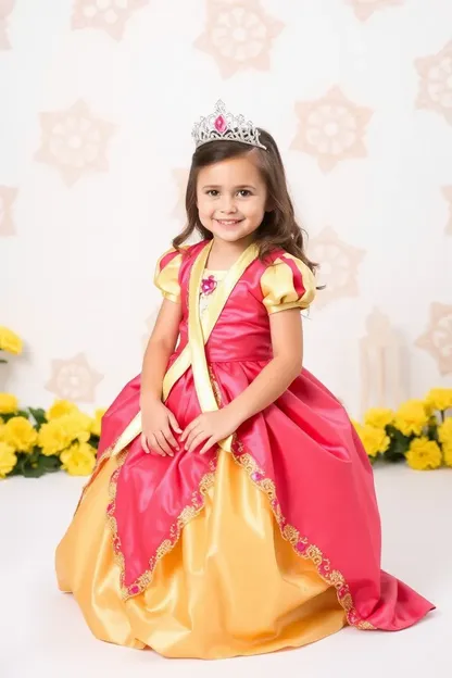 Costumes de princesse pour les fêtes des filles seules