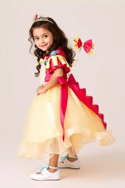 Costumes de princesse pour les événements thématiques pour filles