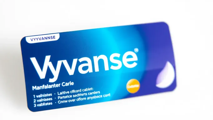 Coupon de réduction Vyvanse du fabricant offert en 2025