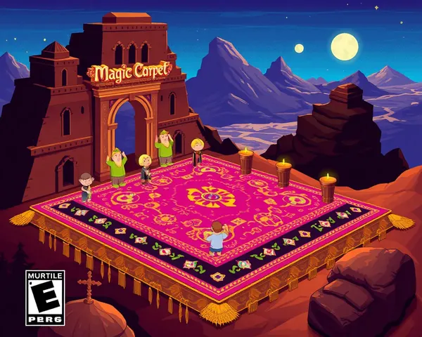 Couverture de jeu PS1 de tapis magique PNG trouvé