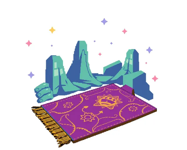 Couverture de tapis magique PS1 en format PNG