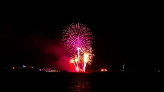 Célébration du 4 juillet de l'île de Rhode 2025 avec des feux d'artifice