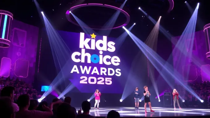 Cérémonie des Kids' Choice Awards 2025 : le système de sonorisation du plateau est testé