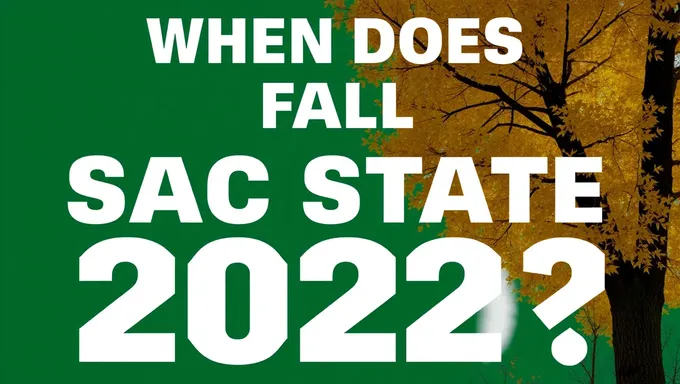 Date de début de l'automne 2025 à l'université d'État de Sacramento