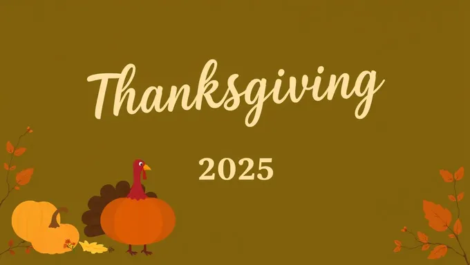 Date et jour de Thanksgiving 2025 officiellement annoncés