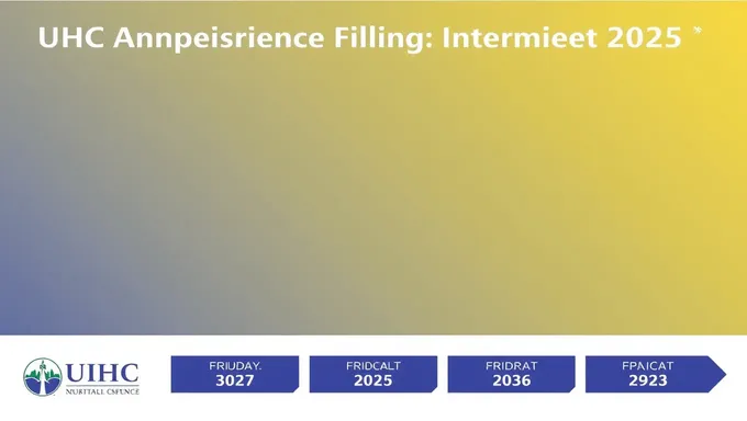 Date limite de déclaration 2025 pour les fournisseurs de l'UHC