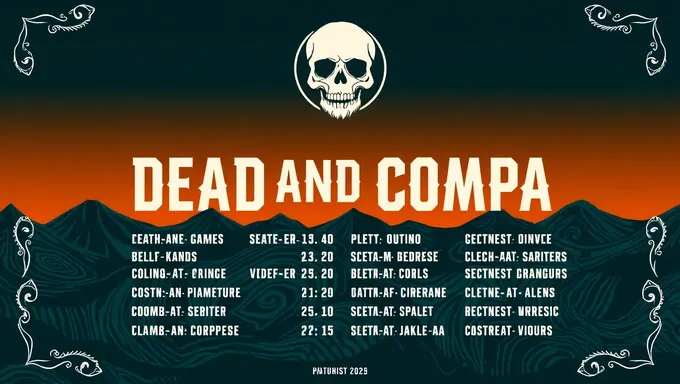 Dates et setlist du tour de Dead and Company en 2025