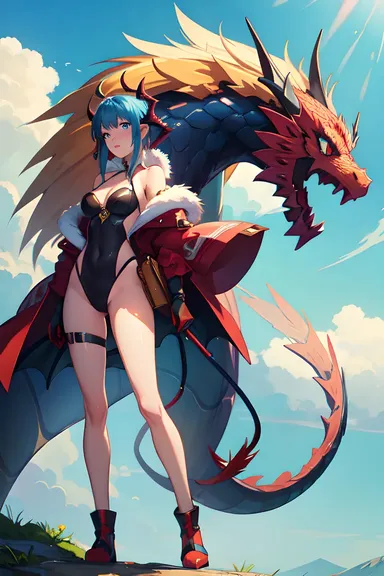 Des dessins de dragons mythiques dans les films d'anime