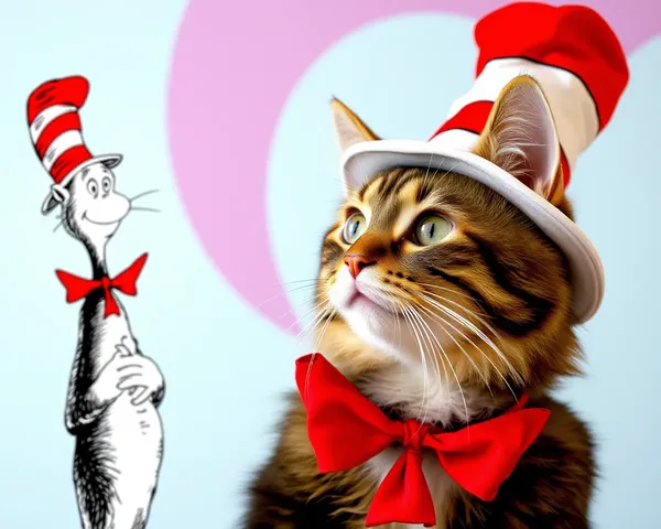 Des images de chapeau et de chat : des illustrations colorées à profusion