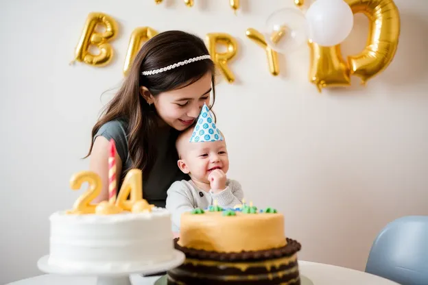 Des images de fête d'anniversaire de petit-fils, célébrer des moments heureux ensemble