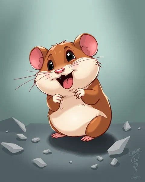 Des images de hamsters de cartoon mettent en valeur des scènes colorées et fantaisistes