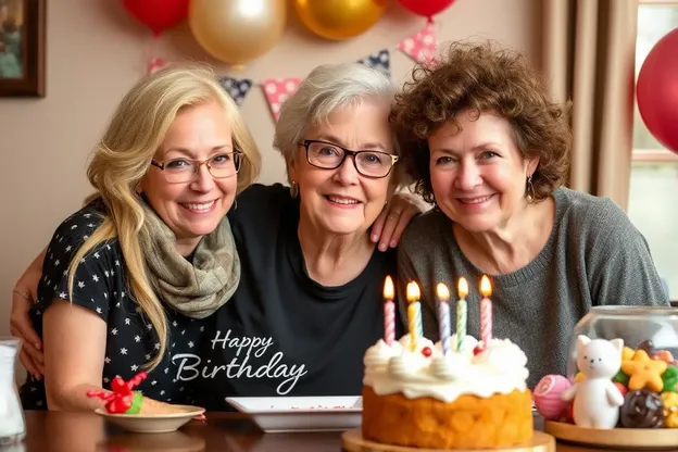 Des images de joyeux anniversaire pour tante : voeux chaleureux à l'intérieur