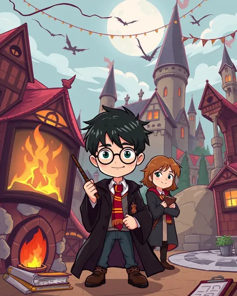 Des images et des photos de cartoon de Harry Potter