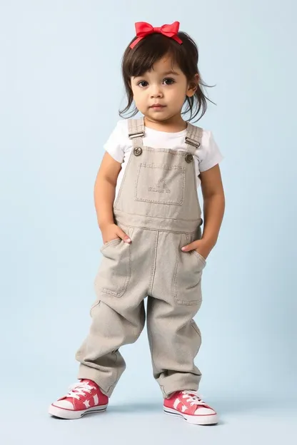 Des overalls pour les petites princesses douces