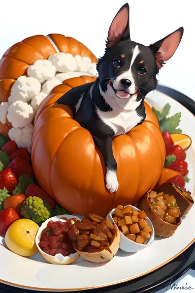 Des photos de Thanksgiving de animaux heureux