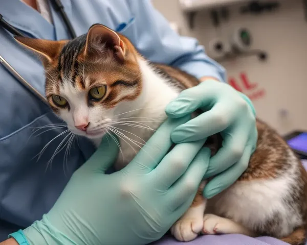 Description des photos de guérison de castrations de chats mâles