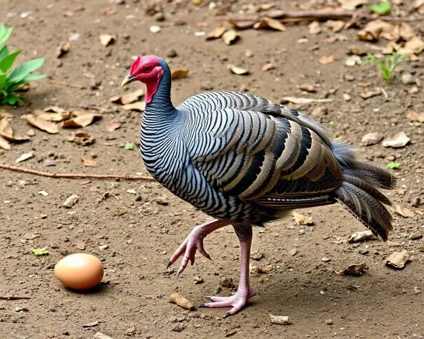 Description sommaire du Pavo Real PNG et de ses œufs