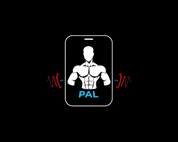 Design d'icône de logo PNG pour l'application My Fitness Pal