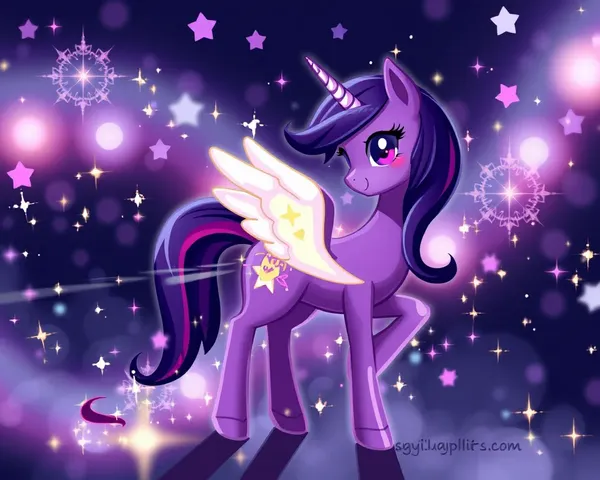 Design graphique de Twilight Sparkle PNG