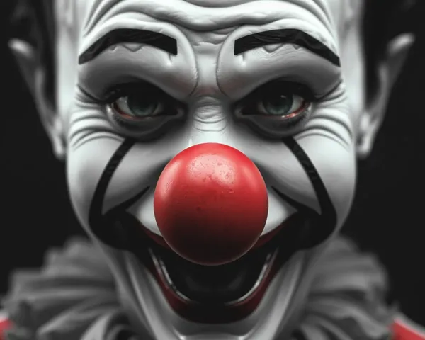 Design graphique vectoriel du nez de clown en PNG