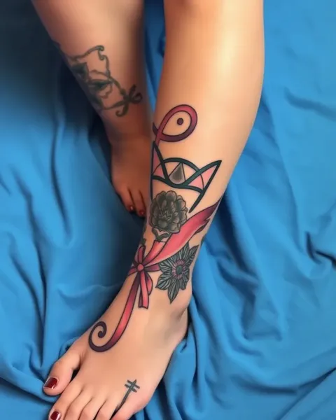 Desseins de tatouage pour les femmes au mollet minimalistes