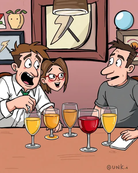 Dessins de Cartoon Drunk : Illustrations Amusantes et Ridicules