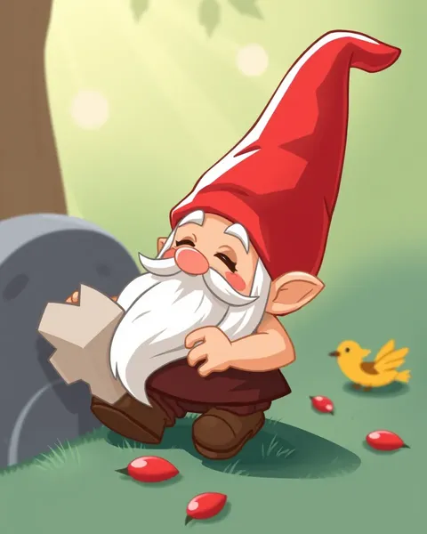 Dessins de gnome de cartoon : Artistry enjoué dévoilé