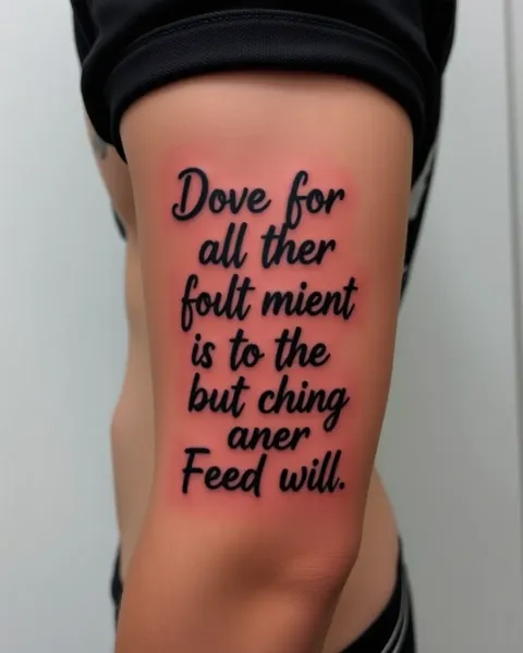 Dessins de tatouage avec des citations significatives pour les hommes