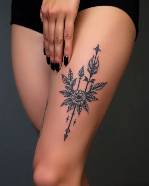 Dessins de tatouage pour les cuisses pour les audacieux