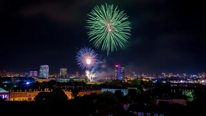 Diffusion en direct et mises à jour des feux d'artifice de Stamford 2025