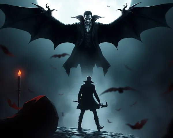 Dracula Van Helsing jeu PNG concept de personnage