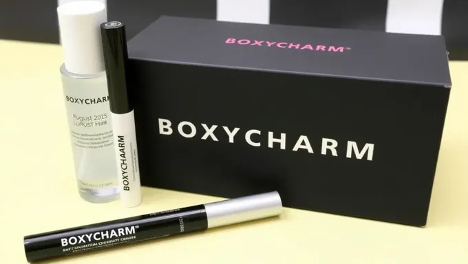 Déballage Boxycharm août 2025 avec spoilers