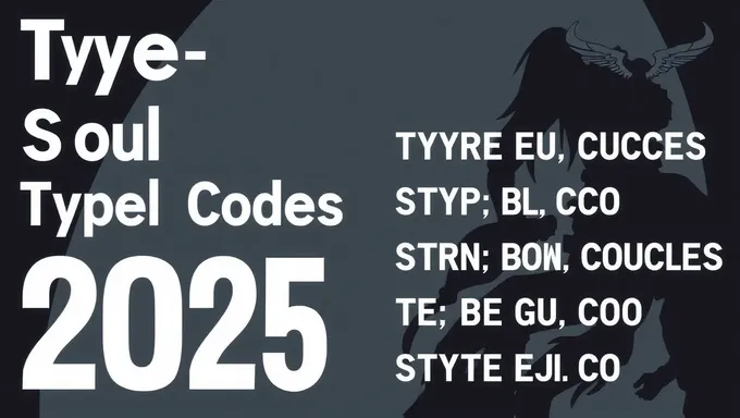 Déclenchez le potentiel des codes du type âme 2025