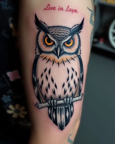 Définition des tatouages de hibou : Symboles de sagesse et d'intelligence