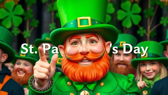 Détails du calendrier de la Saint-Patrick 2025 à l'intérieur