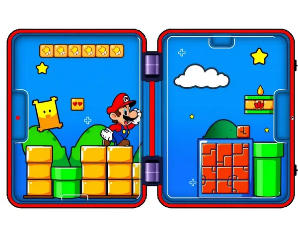 Détails du fichier PNG du jeu Super Mario Bros Case