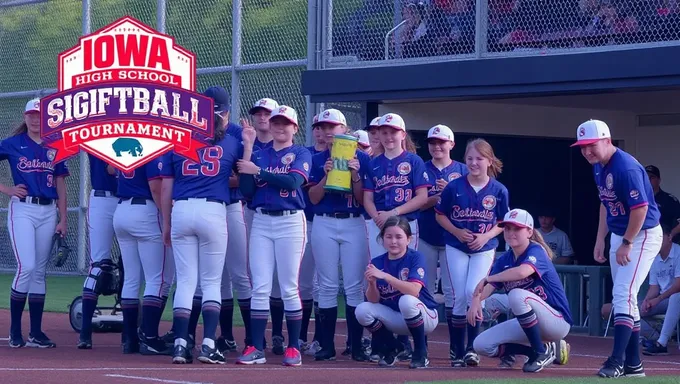 Détails du tournoi de softball de l'école secondaire de l'Iowa 2025 révélés