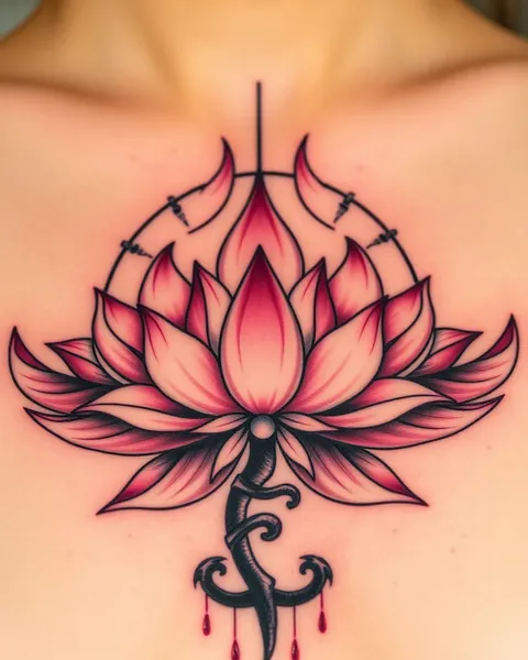 Dévoilant le mystique du symbolism du tatouage de lotus