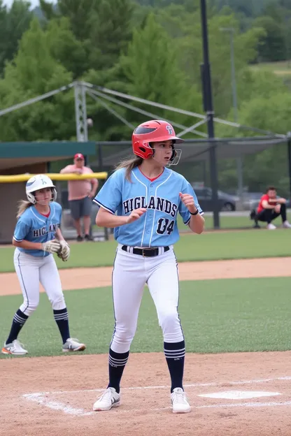 Effectif du équipe de baseball des filles de Highlands Ranch