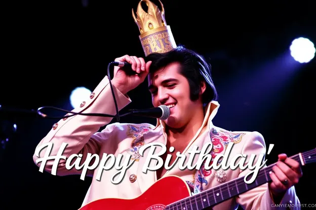 Elvis Joyeux Anniversaire aux Images pour le Grand Jour du Roi