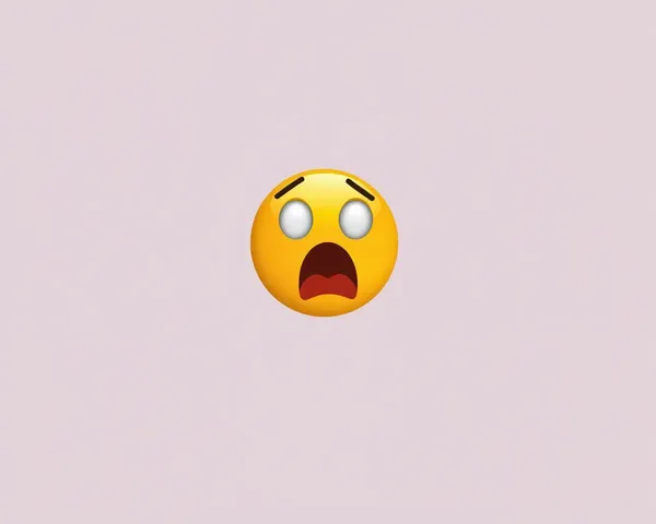 Emoji choc PNG : représentation visuelle d'un sentiment de surprise