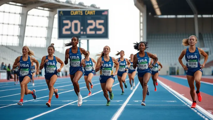 Entraîneur de l'équipe américaine d'athlétisme féminine 2025 parle