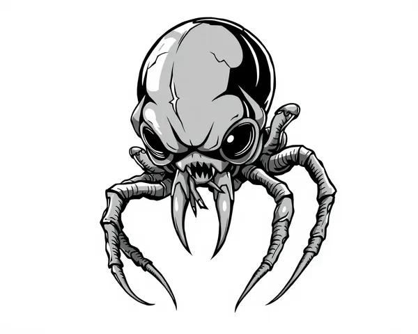 Erreur de fichier PNG de Facehugger transparent